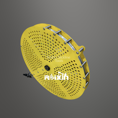 10T di sicurezza di carico cablato attrezzatura di controllo della pressione 720MM OD cablo di puleggia di fieno per il funzionamento e slickline