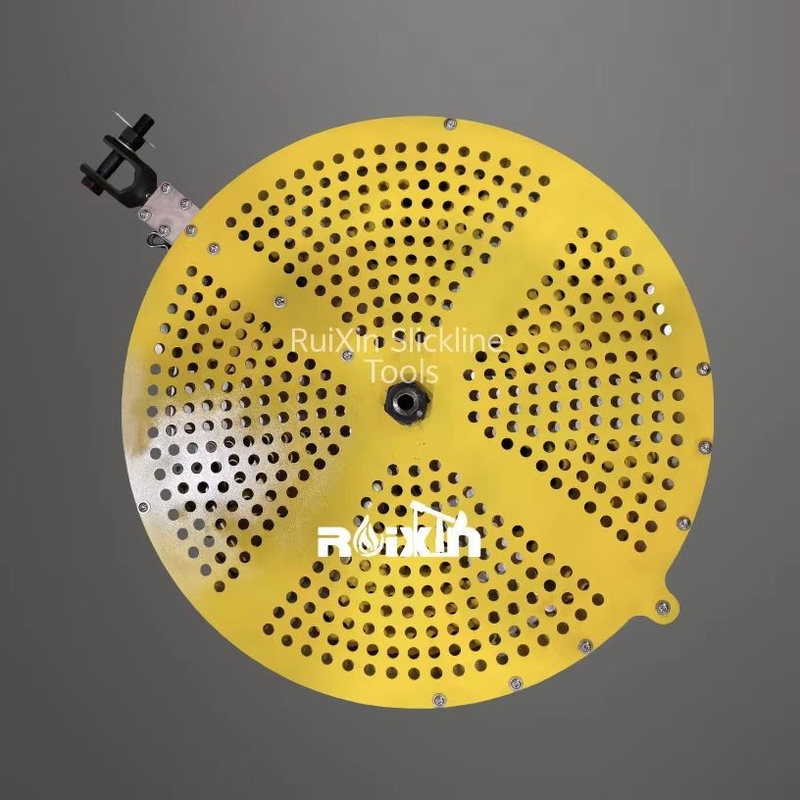 10T di sicurezza di carico cablato attrezzatura di controllo della pressione 720MM OD cablo di puleggia di fieno per il funzionamento e slickline