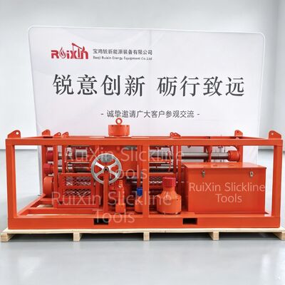 PCE Slickline Skid 10.000 PSI Attrezzatura di controllo della pressione per cavi metallici